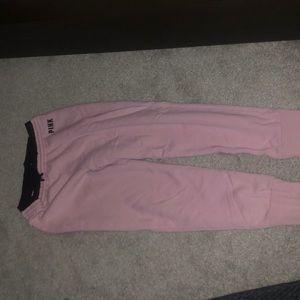 Pink Victoria secret joggers